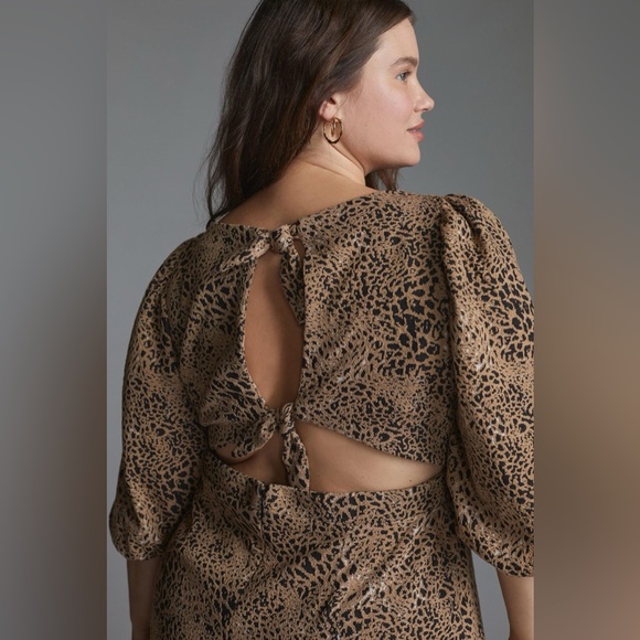 Anthropologie Maeve Knit Cut-Out Mini Dress - Picture 2 of 7